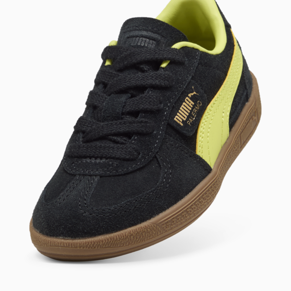 Palermo Sneakers Kids, PUMA Black-Lemon Sherbert, large-ZAF