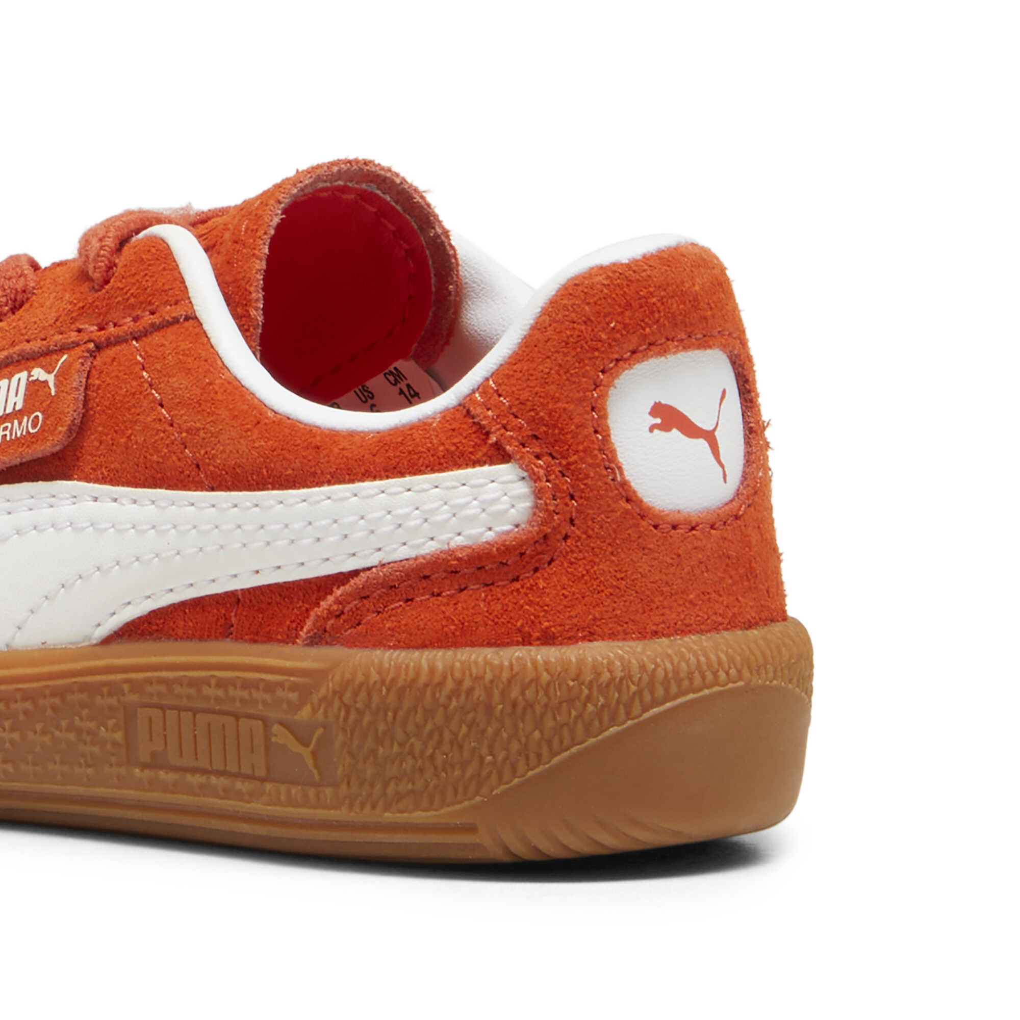 PUMA Palermo Sneakers, Rood/Wit, Maat 23 thumbnail 5