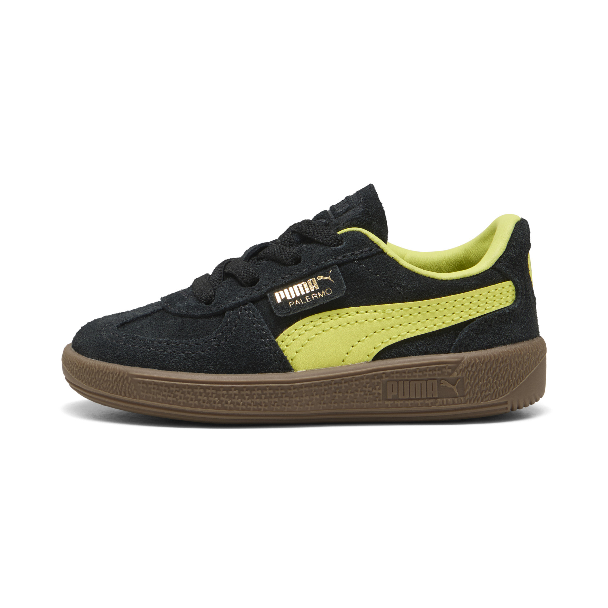 Puma Palermo Sneakers Baby Schuhe | Mit Plain | Black/Lemon Sherbert | Größe: 24