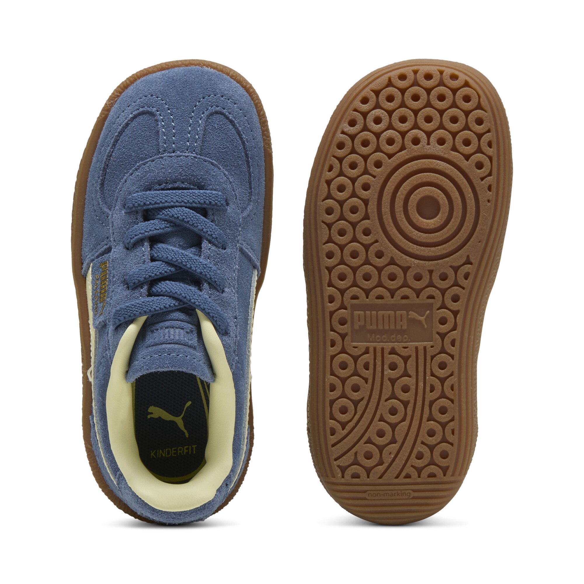 PUMA Palermo Sneakers, Goud, Maat 24 thumbnail 4