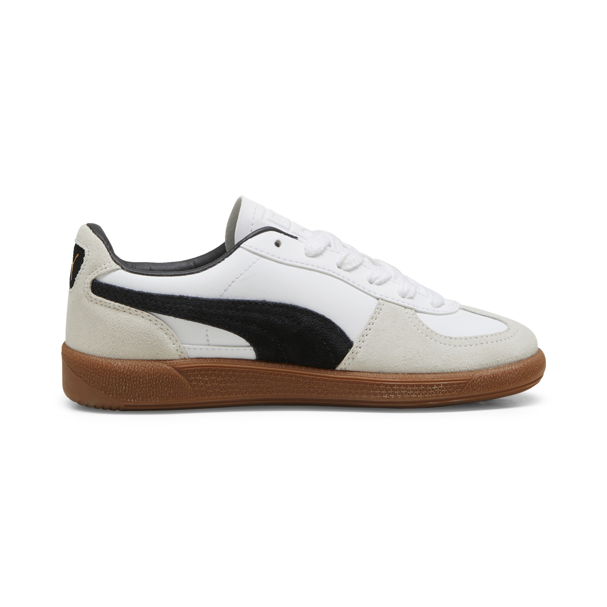 PUMA Palermo leren sneakers, Grijs/Wit, Maat 37,5 thumbnail 3