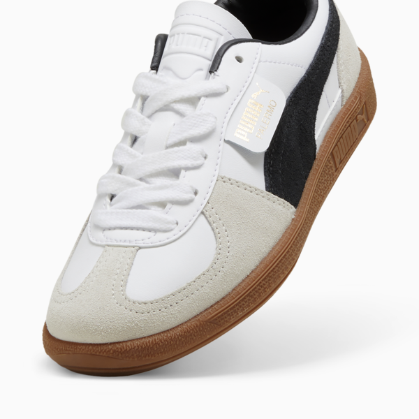 Palermo Sneakers Youth, PUMA White-Vapor Gray-Gum, large-MEX