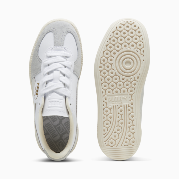 Tenis adolescentes de cuero Palermo, PUMA White-Cool Light Gray-Sugared Almond, large-MEX