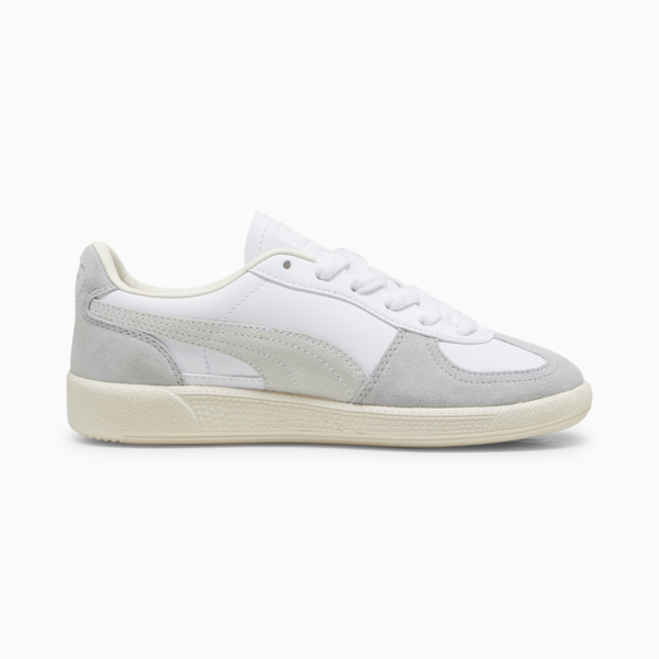 Tenis adolescentes de cuero Palermo, PUMA White-Cool Light Gray-Sugared Almond, large-MEX
