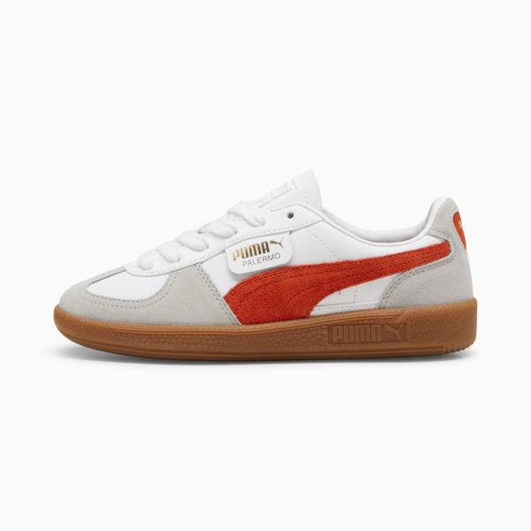 Palermo Sneakers Youth, PUMA White-Redmazing-Gum, large-MEX
