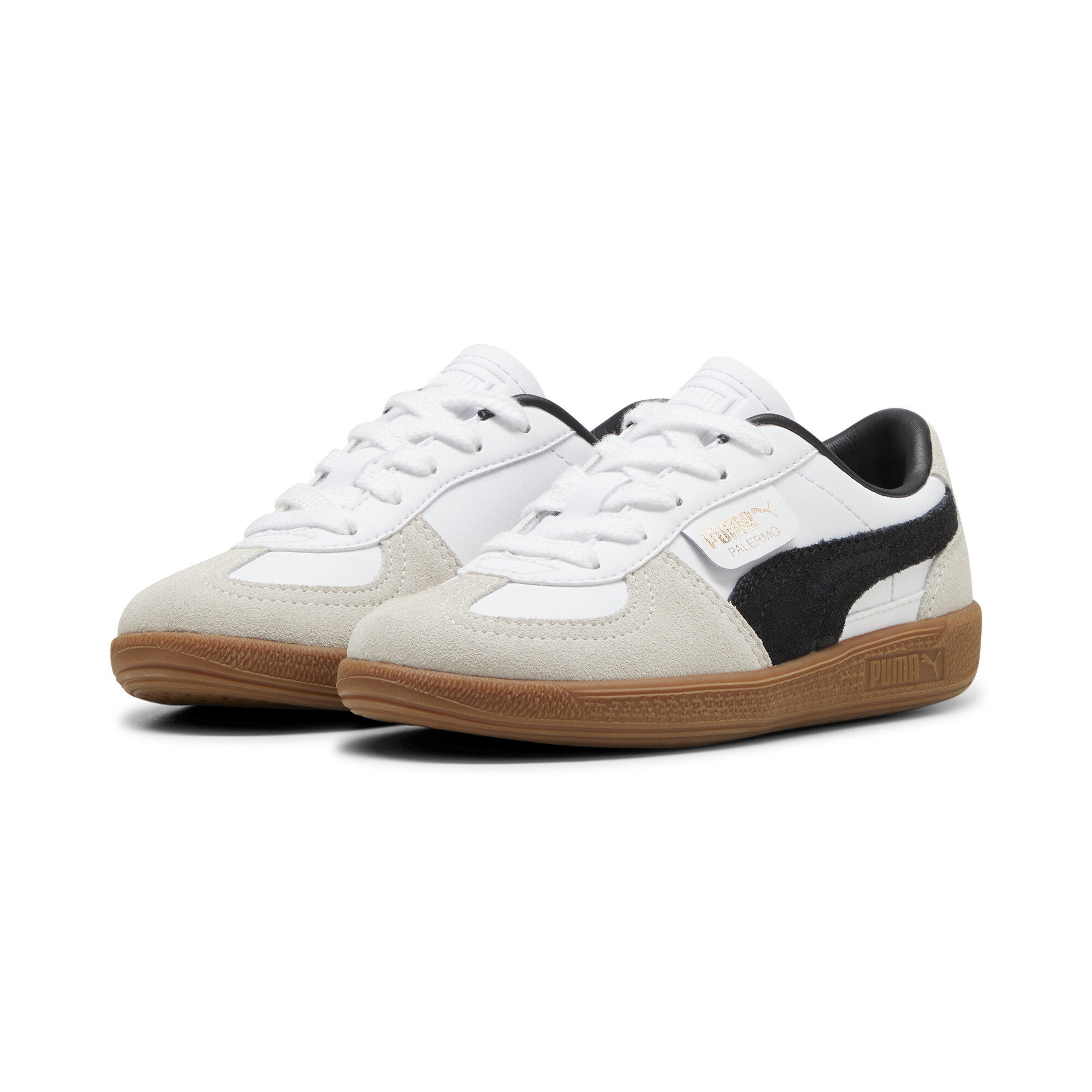 PUMA Palermo Leather Sneakers Kids in White | Size 12