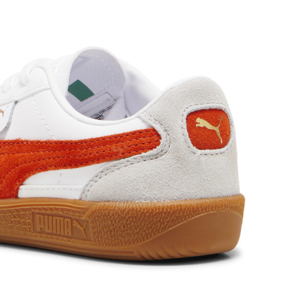 Palermo Leather Sneakers Kids, PUMA White-Redmazing-Gum, large-ZAF