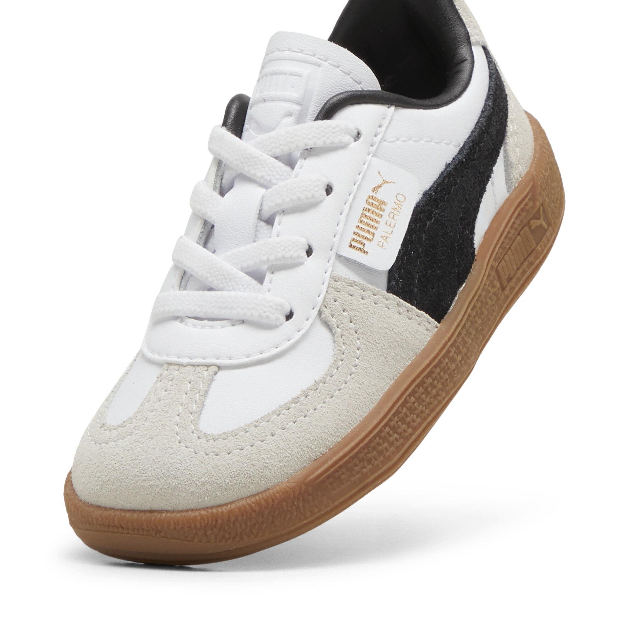 Puma Palermo Leather Sneakers Toddler, White, Size 26, Shoes