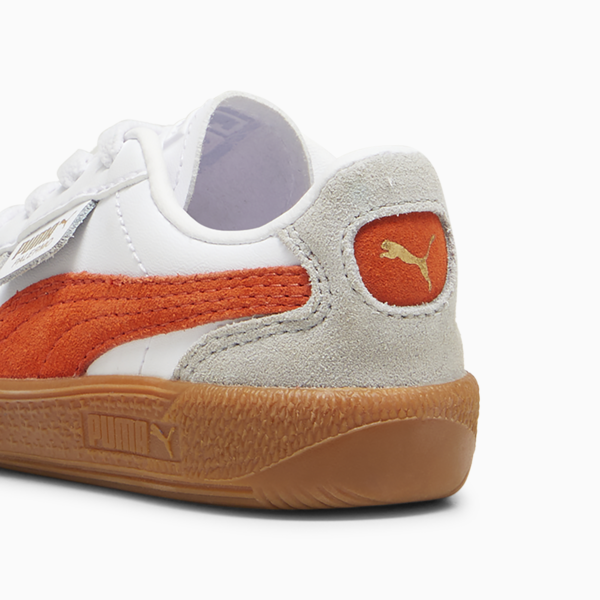 Tenis Bebé Palermo Leather, PUMA White-Redmazing-Gum, large-MEX