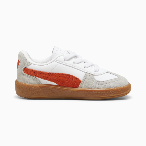 Tenis Bebé Palermo Leather, PUMA White-Redmazing-Gum, large-MEX