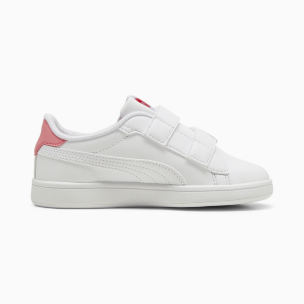 PUMA Smash 3.0 Badges Kids' Sneakers, PUMA White-Passionfruit, large-MEX