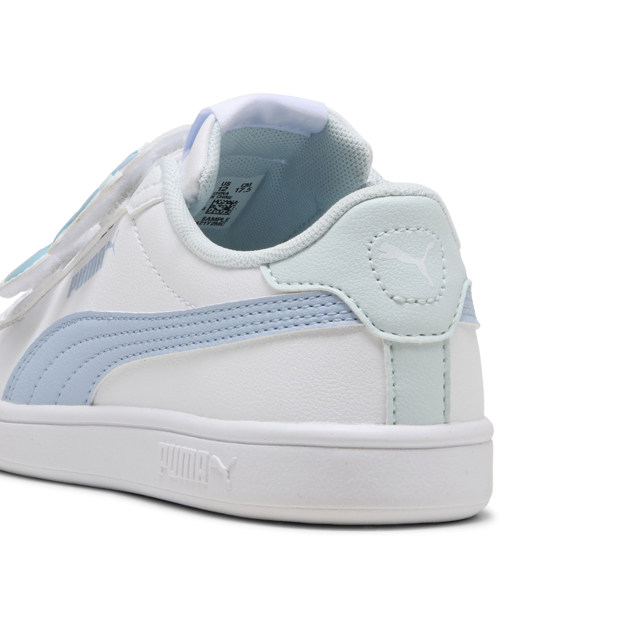 PUMA Smash 3.0 Badges sneakers voor Dames, Wit, Maat 34 thumbnail 5