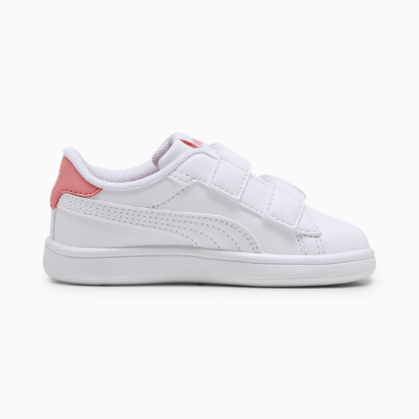 Tenis para infantes PUMA Smash 3.0 Badges, PUMA White-Passionfruit, large-MEX