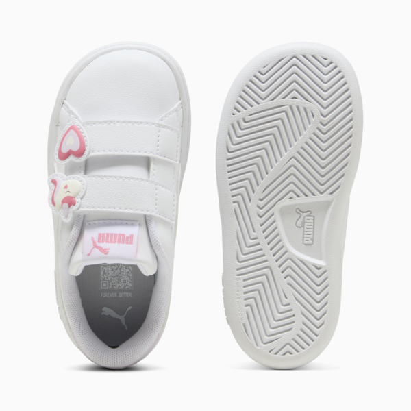 Tenis para infantes PUMA Smash 3.0 Badges, PUMA White-Magic Rose-Lilac Frost, large-MEX