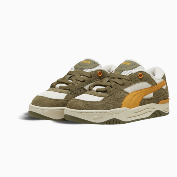 PUMA-180 Texture Sneakers, Alpine Snow-PUMA Olive, large-ZAF