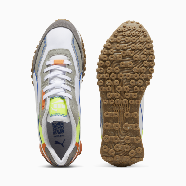 Zapatillas Blacktop Rider Vibrant, PUMA White-Electric Lime, large-ARG