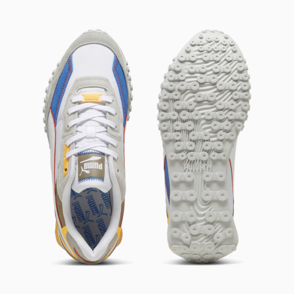 Blktop Rider Vibrant Sneakers Unisex, PUMA White-Smokey Gray, large-ZAF