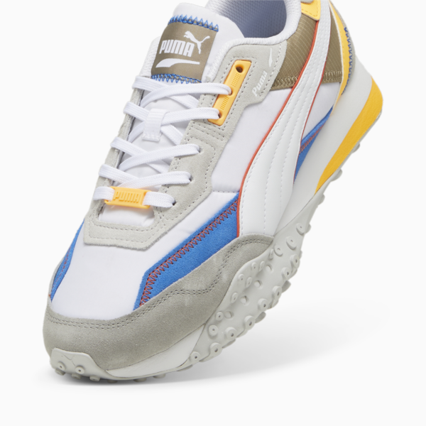 Blktop Rider Vibrant Sneakers Unisex, PUMA White-Smokey Gray, large-ZAF