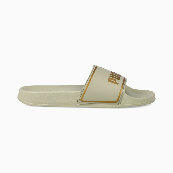 Poolcat Slides Women, Lux Army-PUMA Gold, large-ZAF