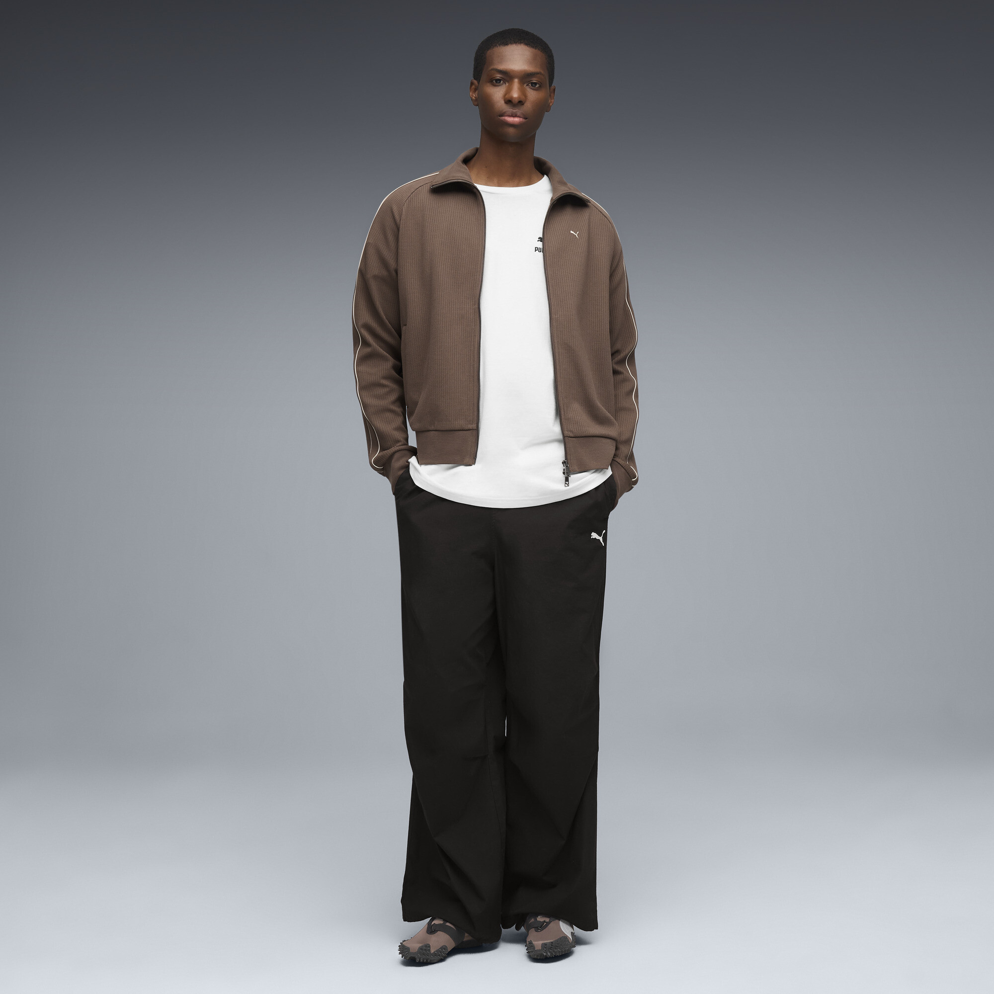 PUMA Mostro OG uniseks sneakers, Zilver/Bruin, Maat 47 thumbnail 9