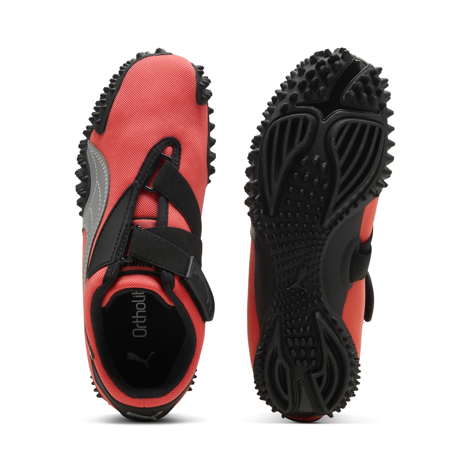 PUMA Mostro OG uniseks sneakers, Rood/Zilver, Maat 36 thumbnail 4