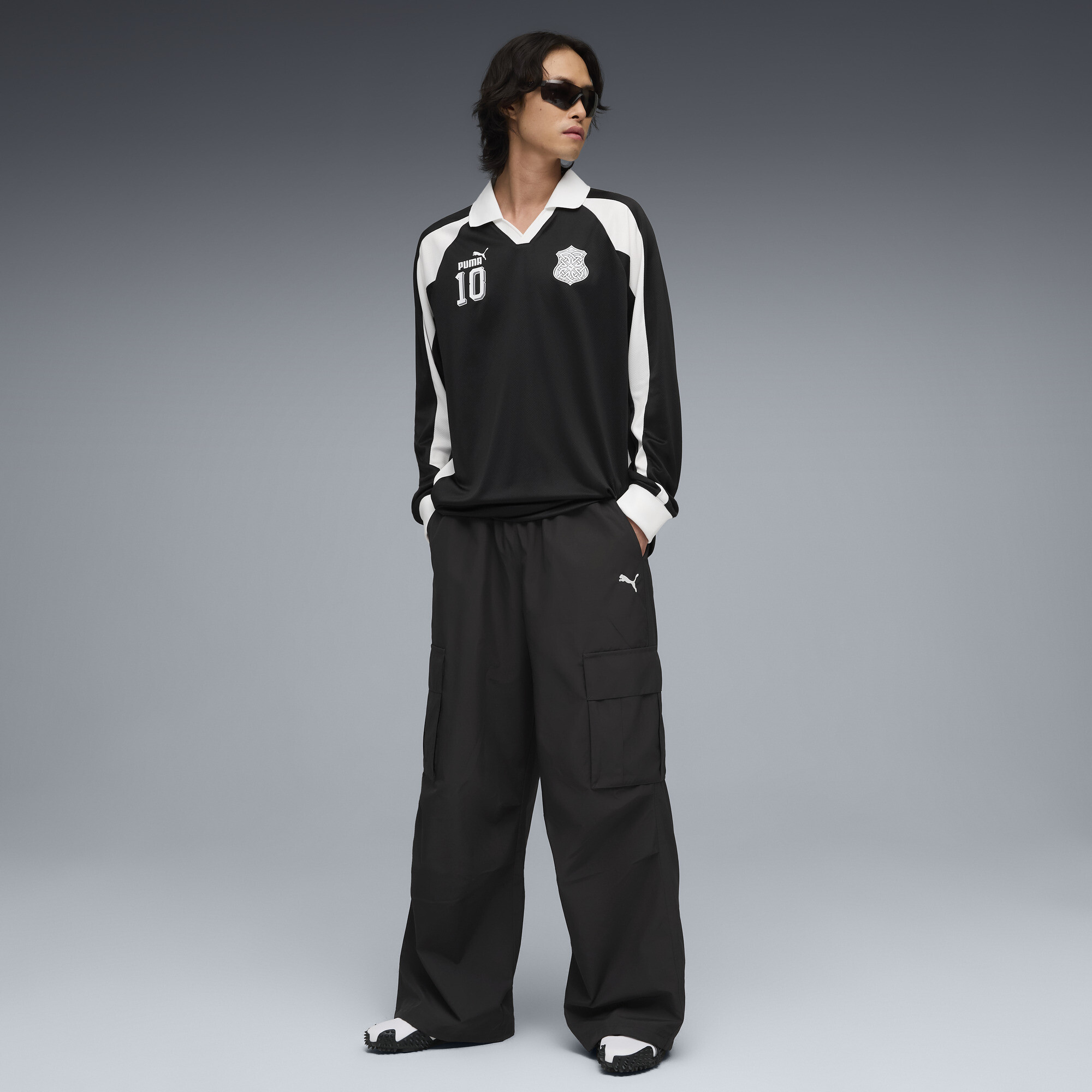 PUMA Mostro OG uniseks sneakers, Wit/Zilver, Maat 45 thumbnail 7