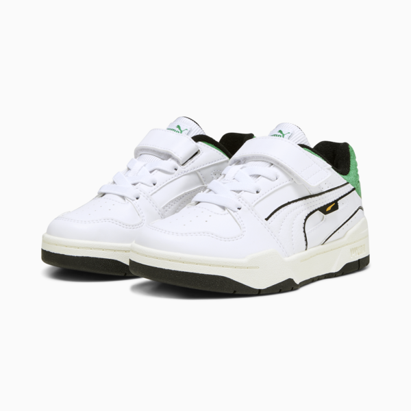Zapatillas Slipstream Bball para niño, PUMA White-Archive Green, large-ARG