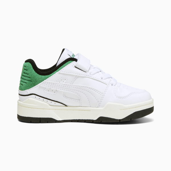 Zapatillas Slipstream Bball para niño, PUMA White-Archive Green, large-ARG