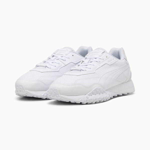 Zapatillas Blktop Rider Leather, PUMA White-Glacial Gray, large-ARG