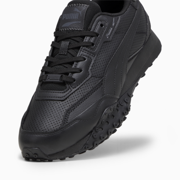 Zapatillas Blktop Rider Leather, PUMA Black-Shadow Gray, large-ARG