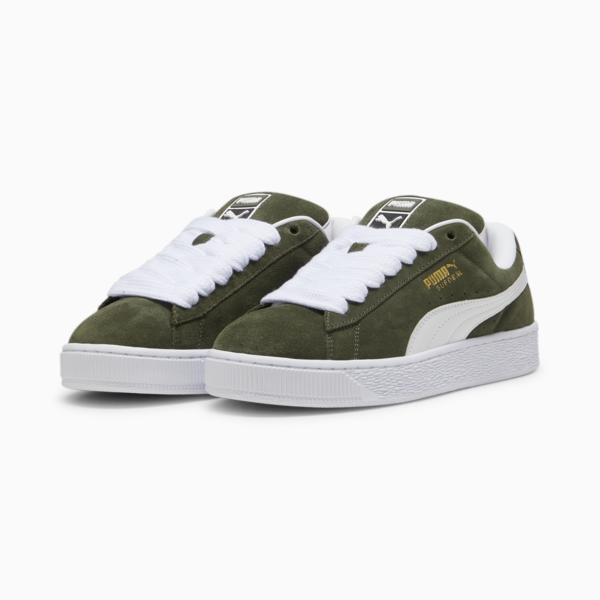 Zapatillas Suede XL, Dark Olive-PUMA White, large-ARG