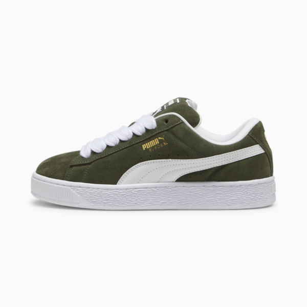 Zapatillas Suede XL, Dark Olive-PUMA White, large-ARG