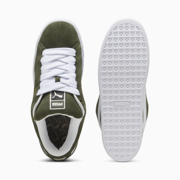 Zapatillas Suede XL, Dark Olive-PUMA White, large-ARG