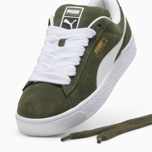 Zapatillas Suede XL, Dark Olive-PUMA White, large-ARG