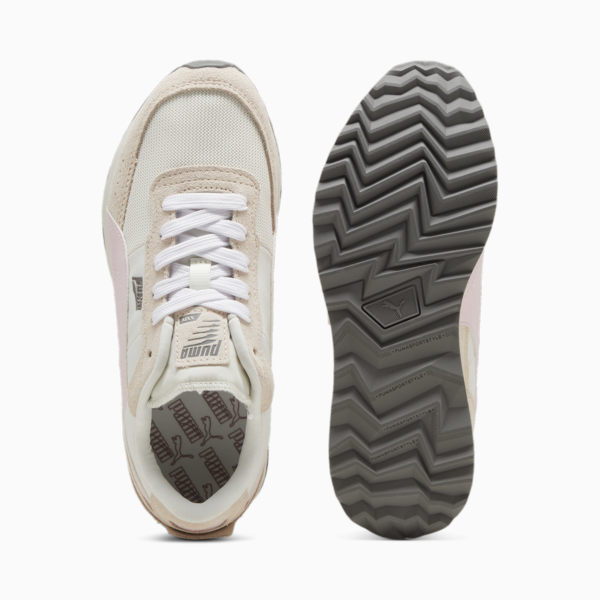 Road Rider Suede Sneakers, Warm White-Whisp Of Pink, large-ZAF