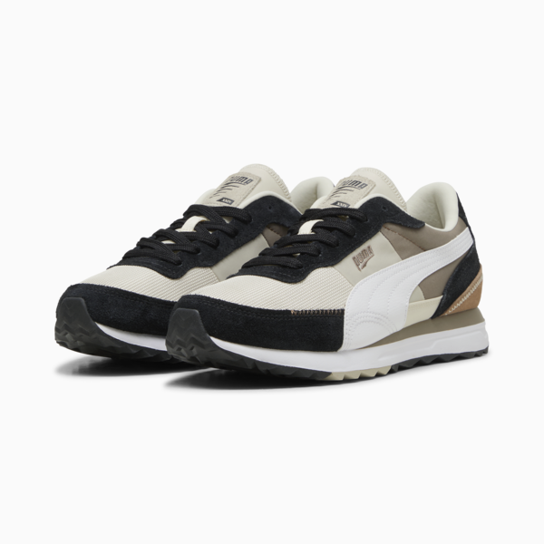 Road Rider Suede Sneakers, Alpine Snow-Totally Taupe, large-ZAF