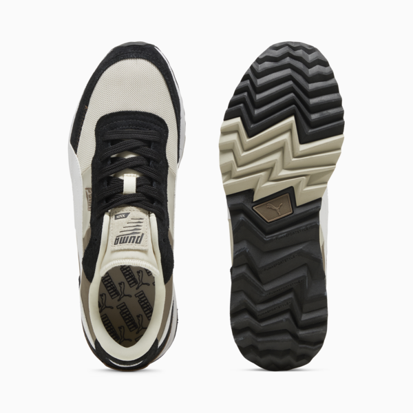 Road Rider Suede Sneakers, Alpine Snow-Totally Taupe, large-ZAF