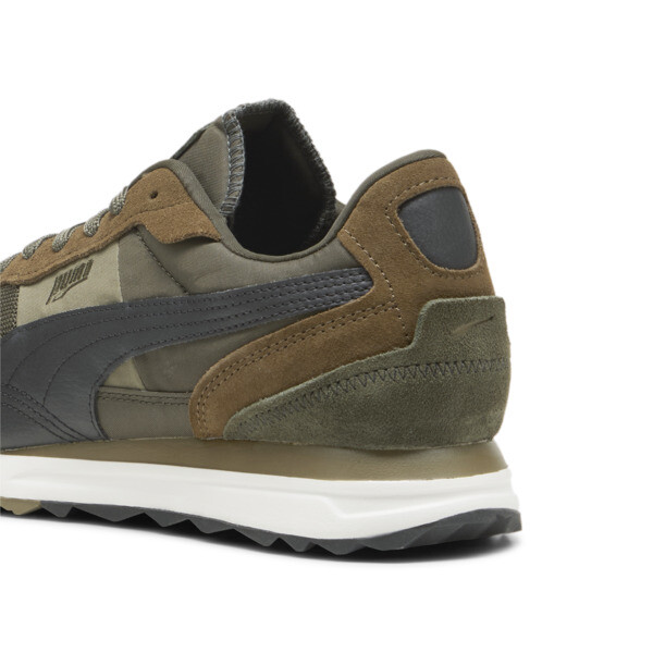 Road Rider Suede Sneakers, PUMA Olive-Wild Willow, large-ZAF