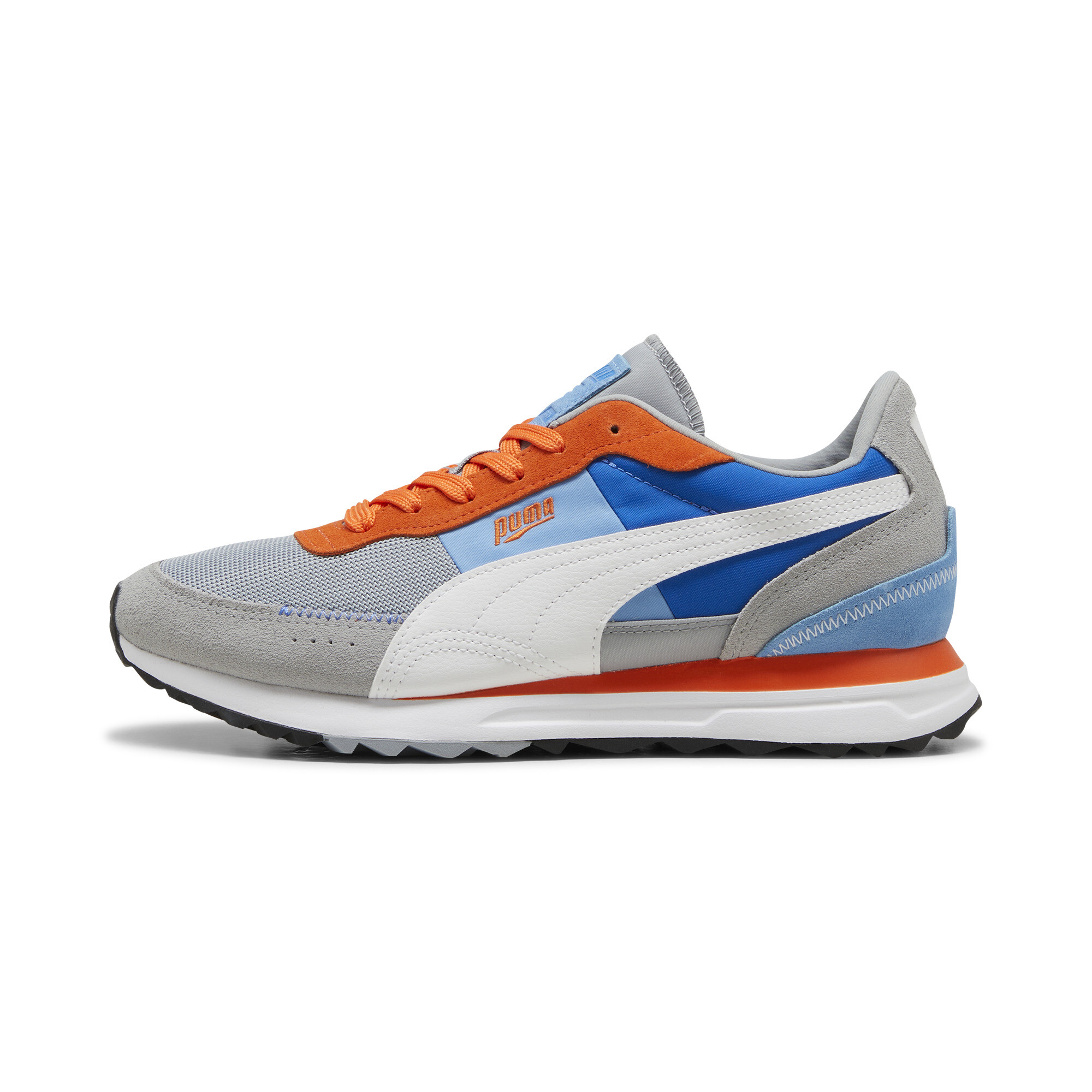 Puma Road Rider Suede Sneakers Schuhe | Mit Plain | Cool Mid Gray/Bluemazing | Größe: 40