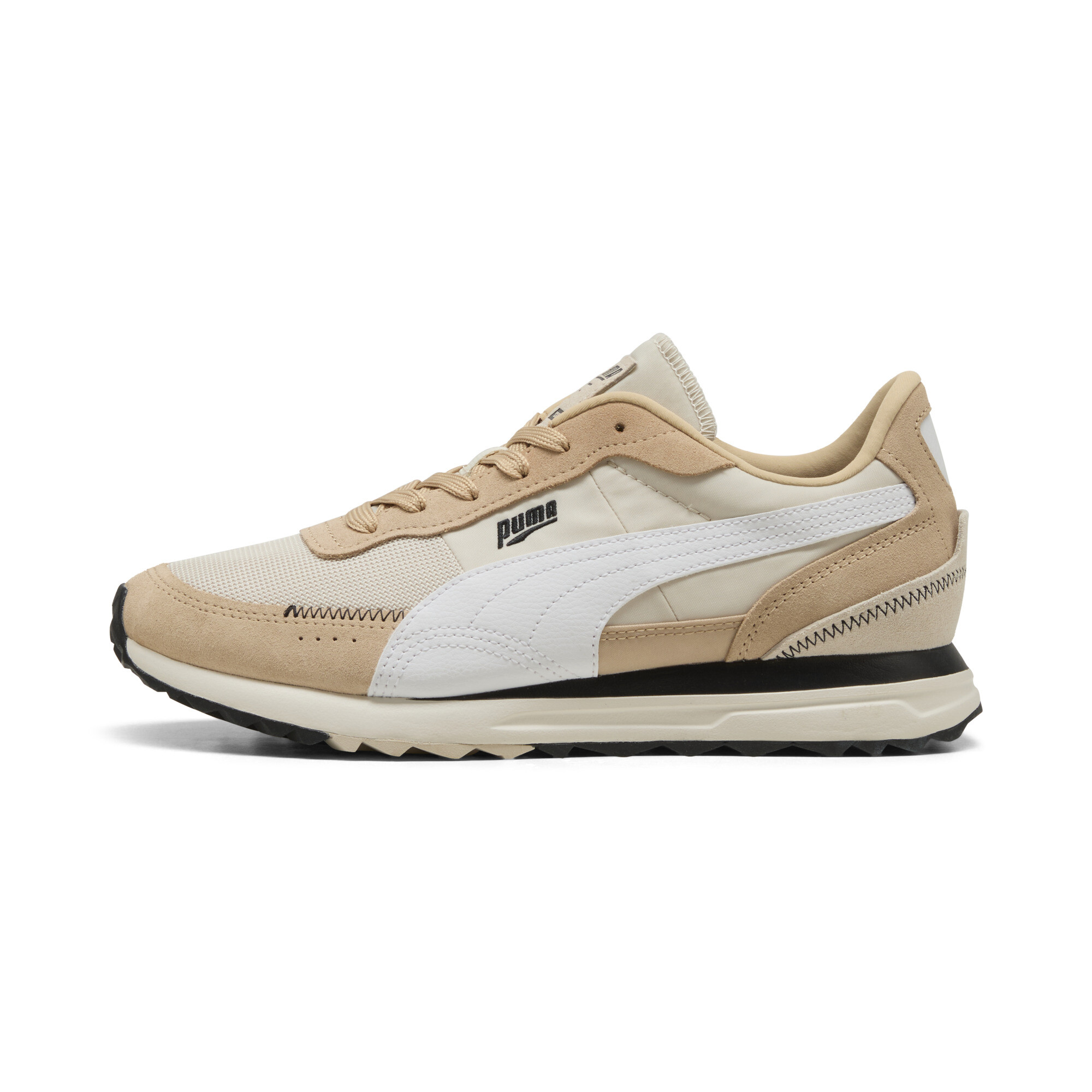 Puma Road Rider Suede Sneakers Schuhe | Mit Plain | Alpine Snow/Light Sand | Größe: 42.5