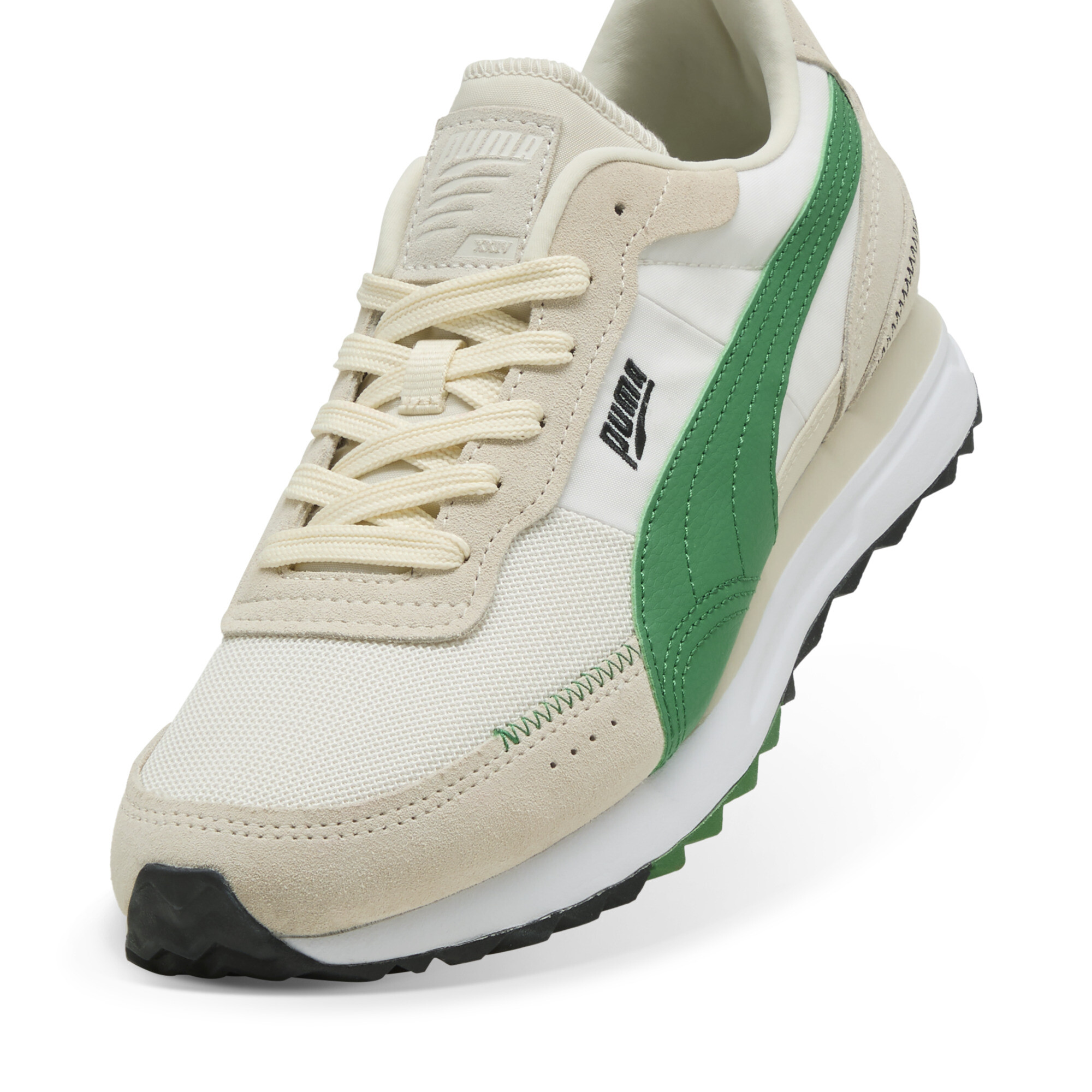 Road Rider sneakers van suède, Groen/Wit, Maat 45 | PUMA