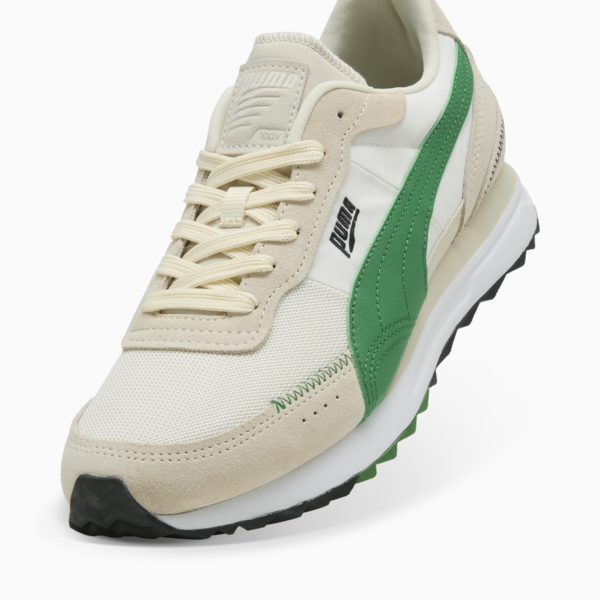 Road Rider Suede Sneakers, Warm White-Archive Green, large-ZAF