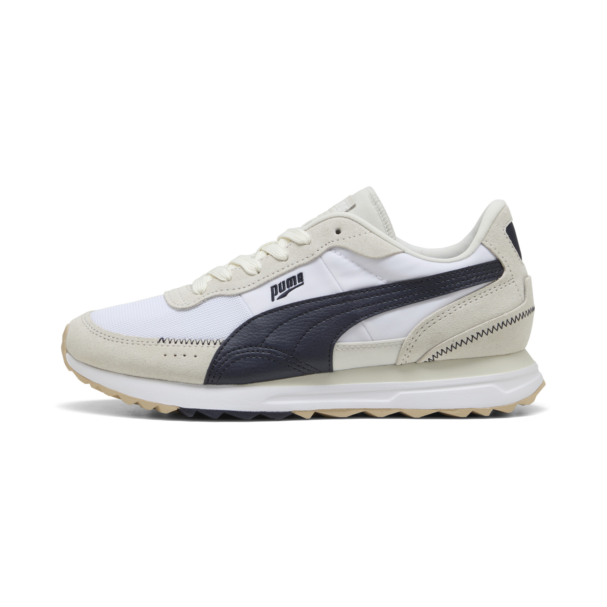 Puma Road Rider Suede Sneakers Schuhe | Mit Plain | White/New Navy | Größe: 39