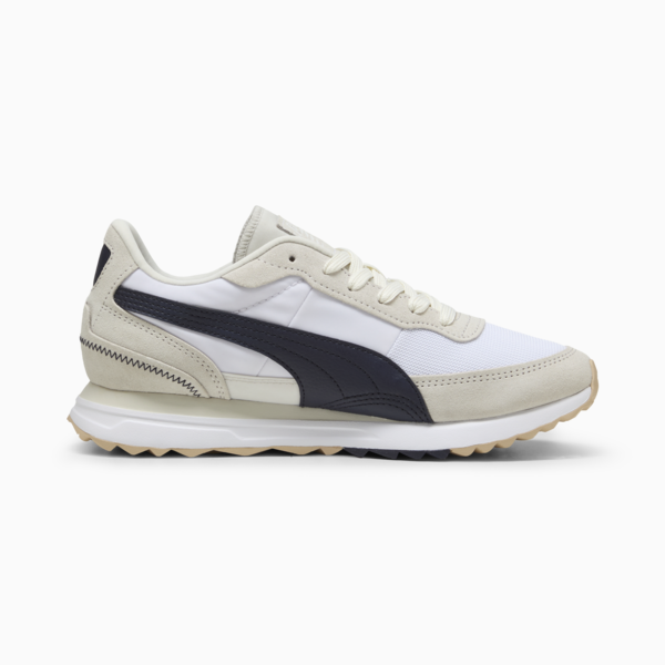 Road Rider Suede Sneakers, PUMA White-New Navy, large-ZAF