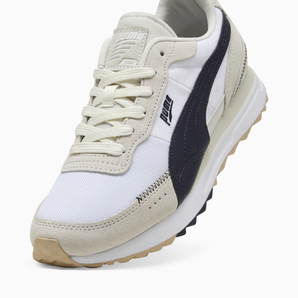 Road Rider Suede Sneakers, PUMA White-New Navy, large-ZAF