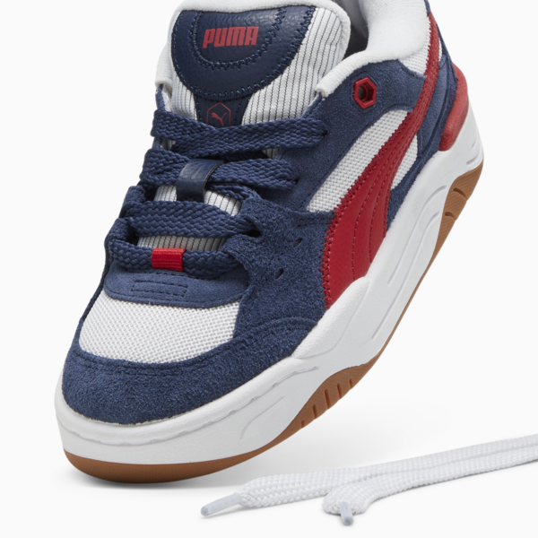 PUMA-180 Texture Youth Sneakers, Club Navy-Silver Mist, large-ZAF