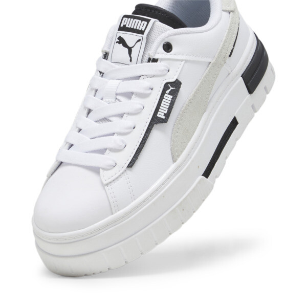 Zapatillas para mujer Mayze Crashed, PUMA White-PUMA Black, large-ARG