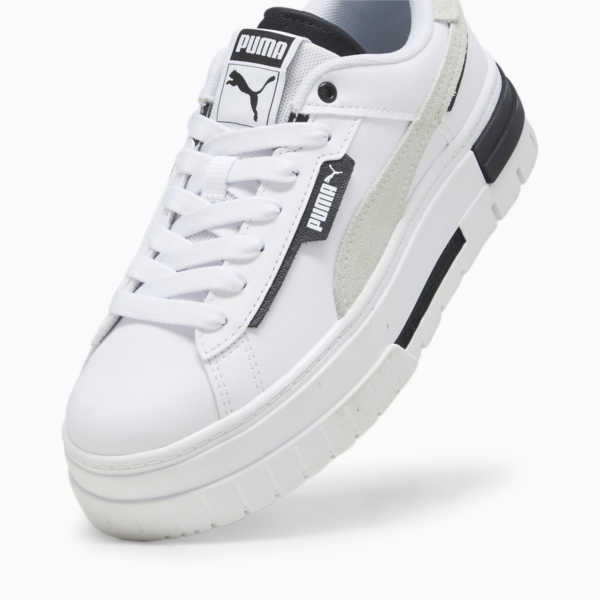 Zapatillas para mujer Mayze Crashed, PUMA White-PUMA Black, large-ARG
