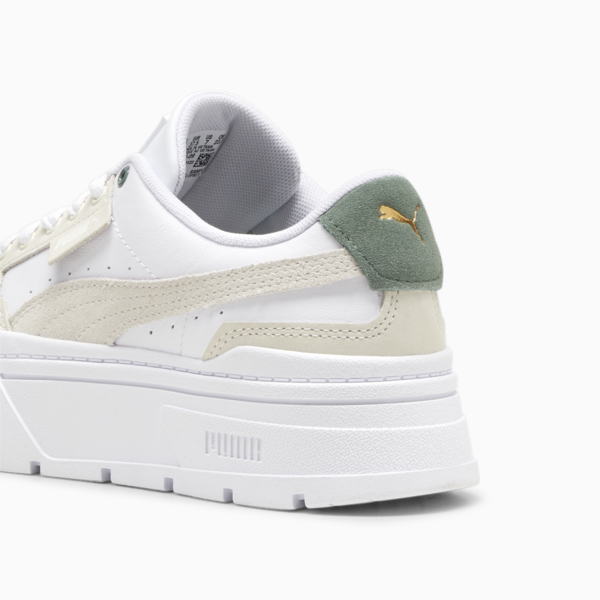 Zapatillas para mujer Mayze Stack Luxe, Warm White-PUMA White, large-ARG