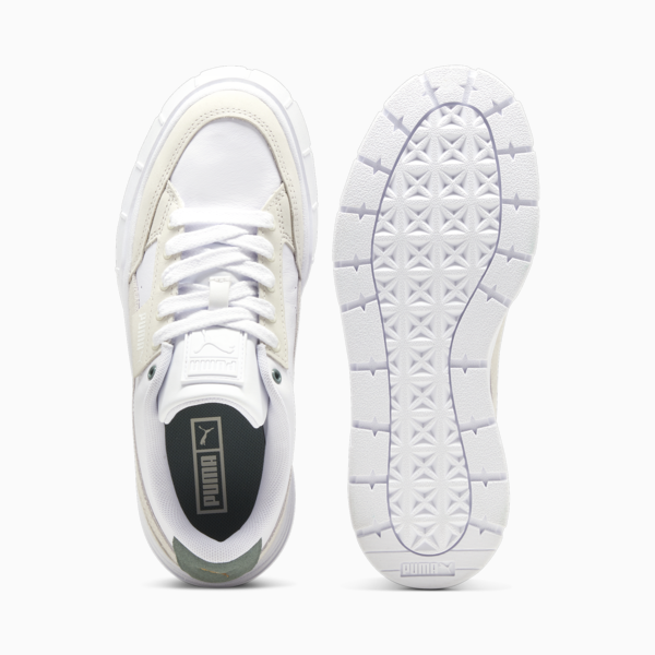 Zapatillas para mujer Mayze Stack Luxe, Warm White-PUMA White, large-ARG